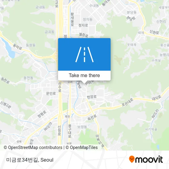 미금로34번길 map