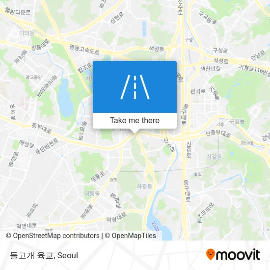 돌고개 육교 map