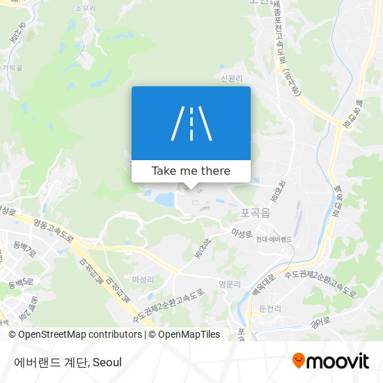 에버랜드 계단 map