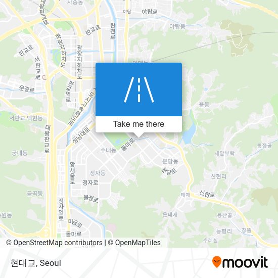 현대교 map