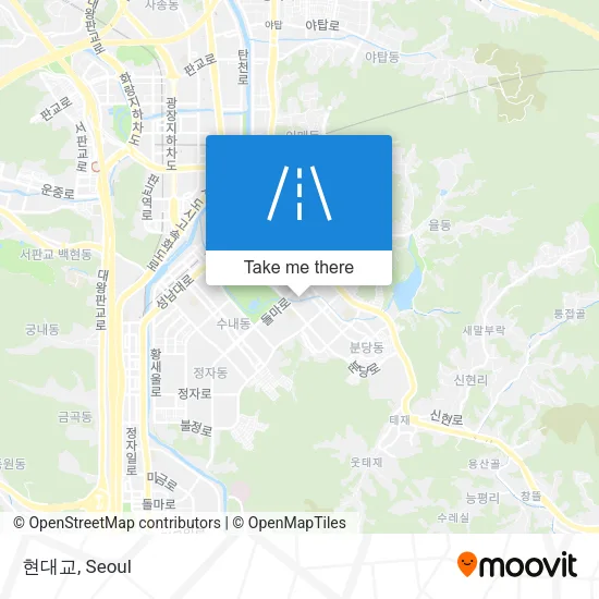 현대교 map