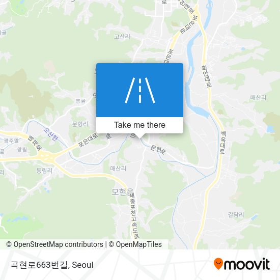 곡현로663번길 map