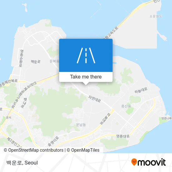 백운로 map