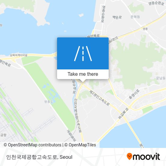 인천국제공항고속도로 map