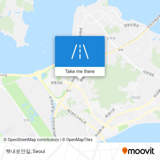 햇내로안길 map