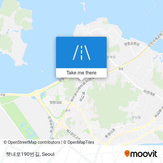 햇내로190번길 map