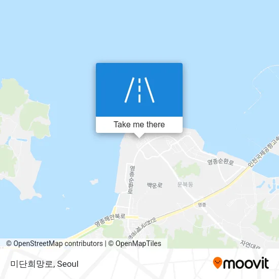 미단희망로 map