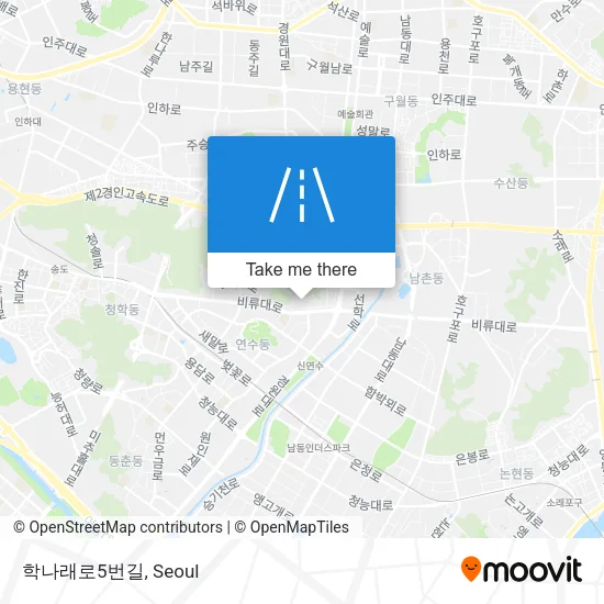 학나래로5번길 map