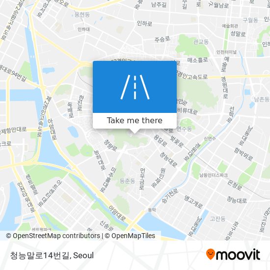 청능말로14번길 map