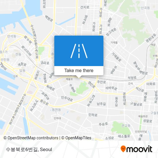 수봉북로6번길 map