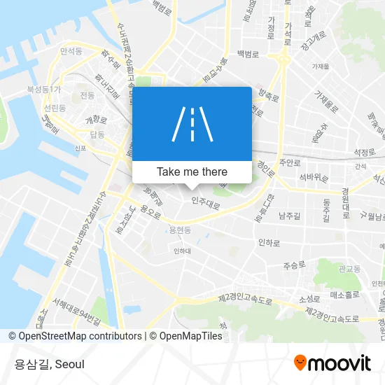 용삼길 map