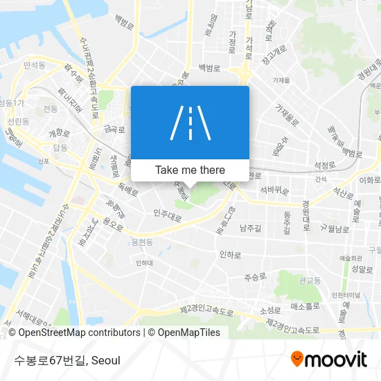 수봉로67번길 map