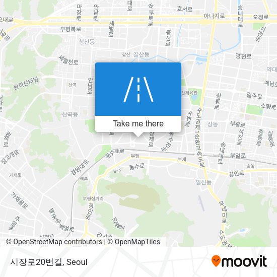 시장로20번길 map