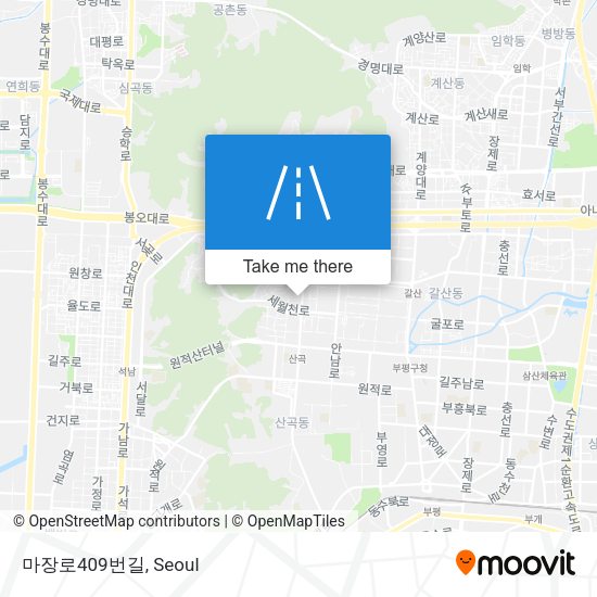 마장로409번길 map