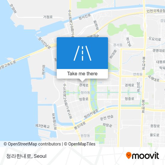 청라한내로 map