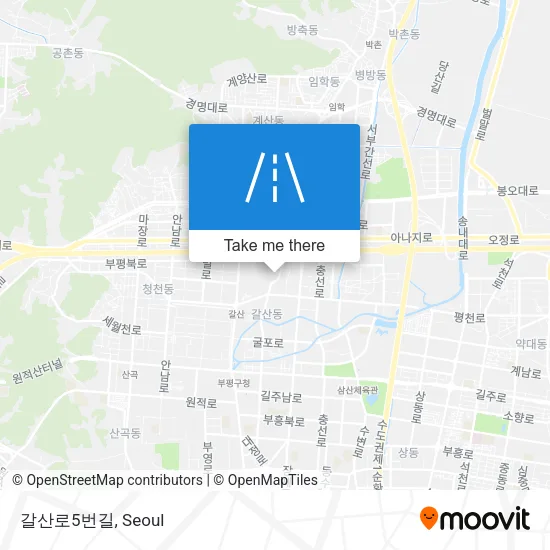 갈산로5번길 map