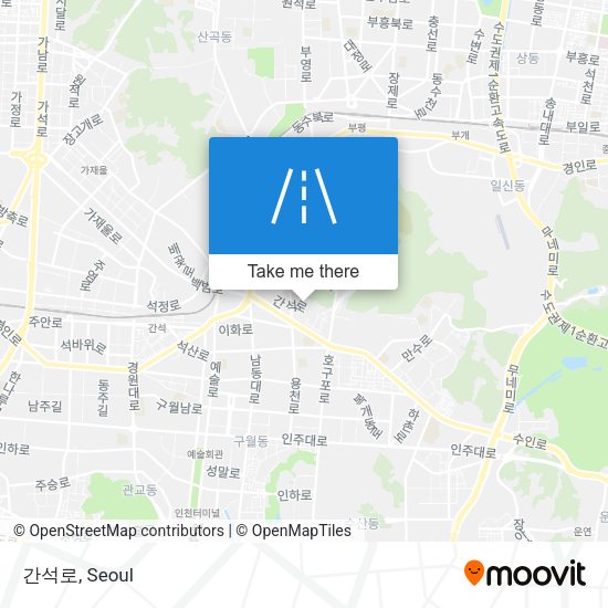 간석로 map