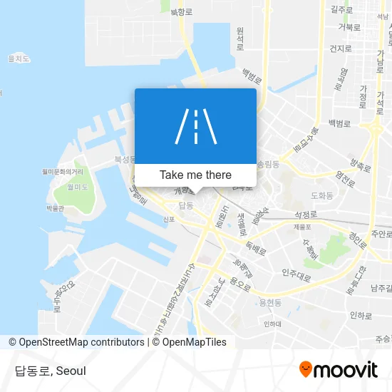 답동로 map