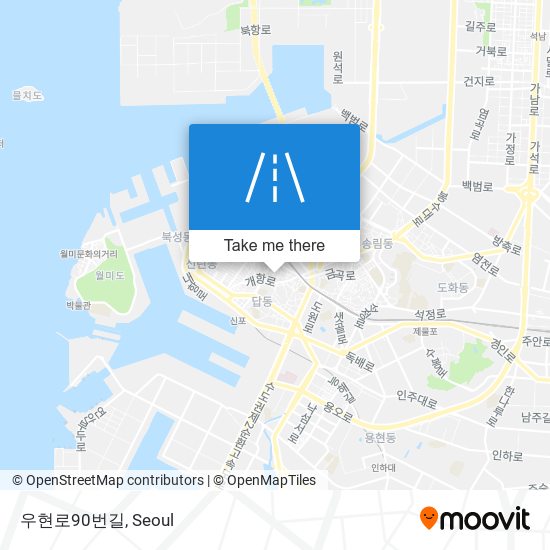 우현로90번길 map