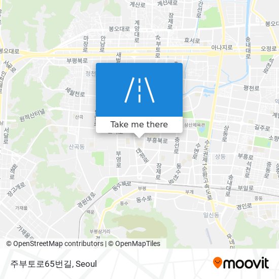 주부토로65번길 map