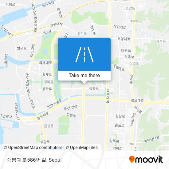 중봉대로586번길 map