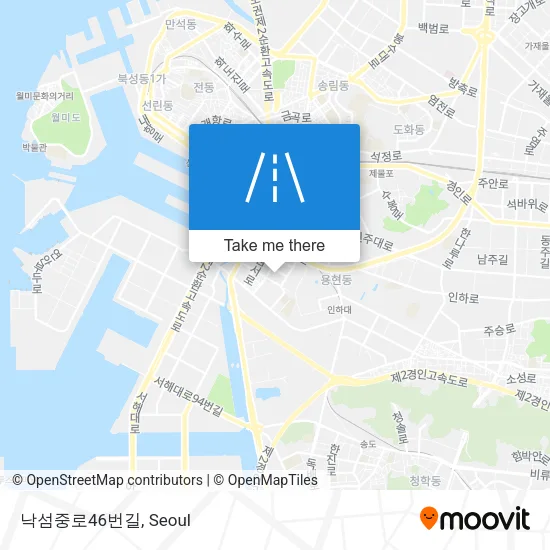 낙섬중로46번길 map