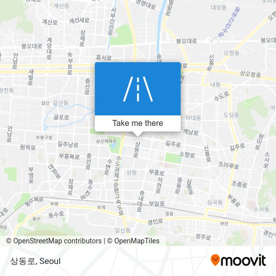 상동로 map