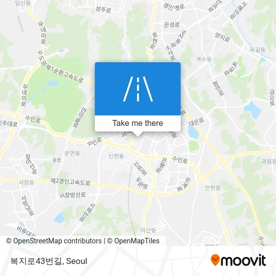 복지로43번길 map