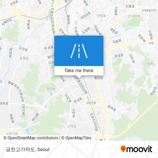 금천고가차도 map