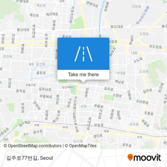 길주로77번길 map