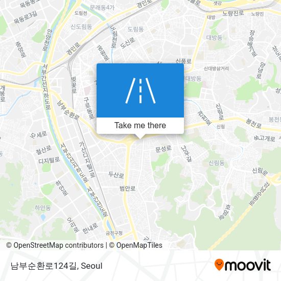 남부순환로124길 map