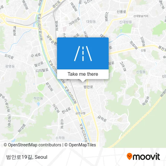 범안로19길 map