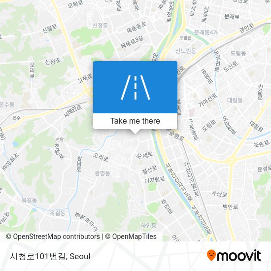 시청로101번길 map