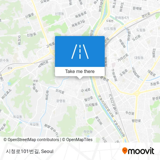 시청로101번길 map