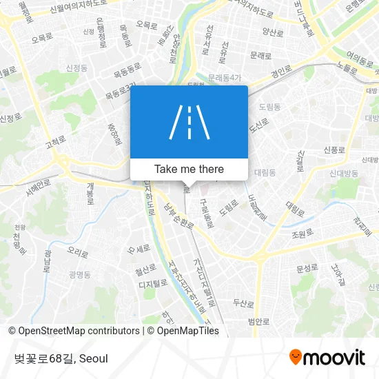 벚꽃로68길 map