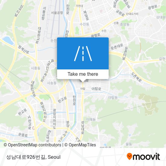 성남대로926번길 map