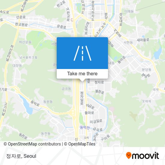 정자로 map