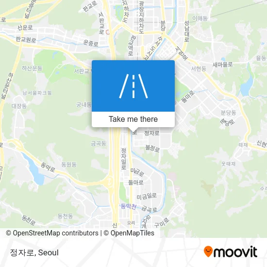 정자로 map