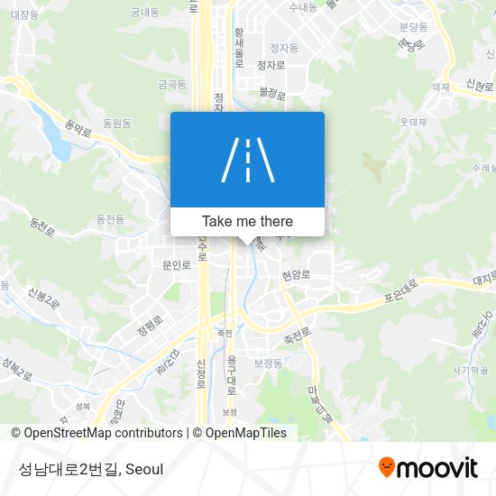 성남대로2번길 map