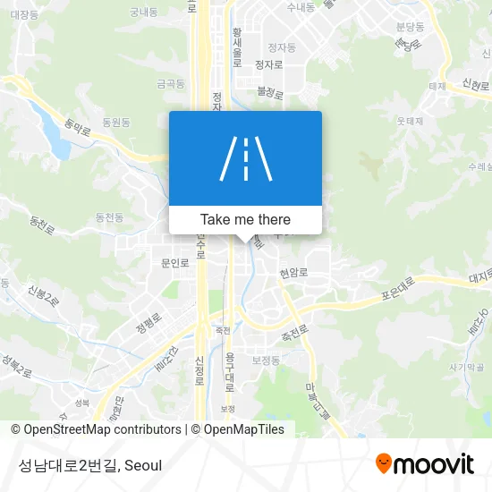 성남대로2번길 map