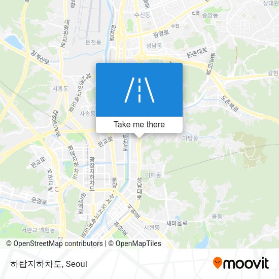 하탑지하차도 map
