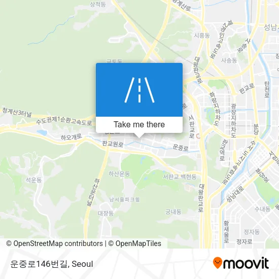 운중로146번길 map