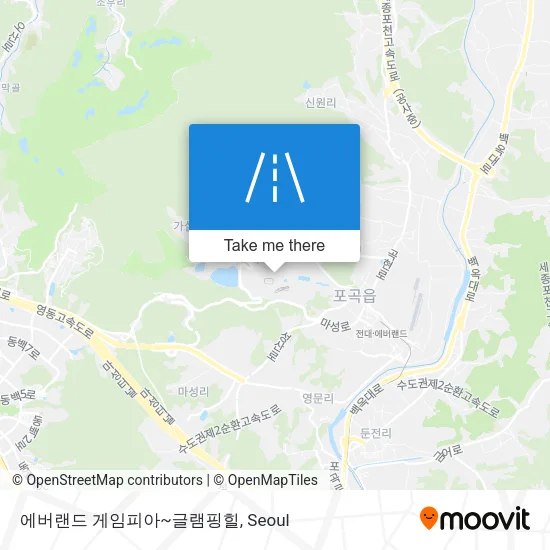 에버랜드 게임피아~글램핑힐 map