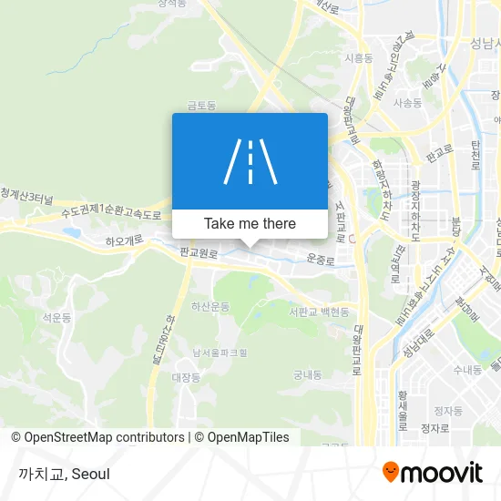 까치교 map