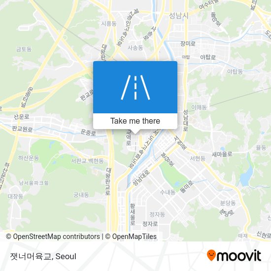 잿너머육교 map