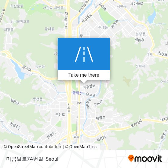 미금일로74번길 map