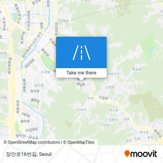 장안로16번길 map