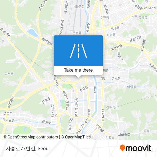 사송로77번길 map
