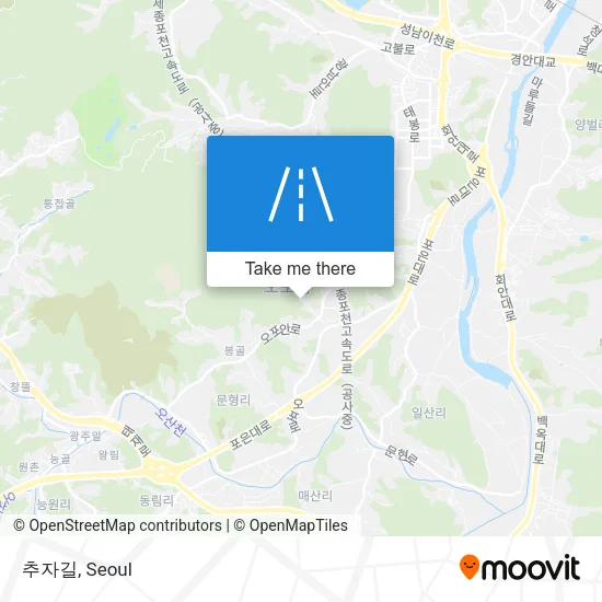 추자길 map