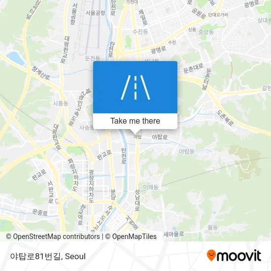 야탑로81번길 map
